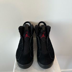 Size 13 Jordan 6 Retro “Black Varsity Red” (2010)